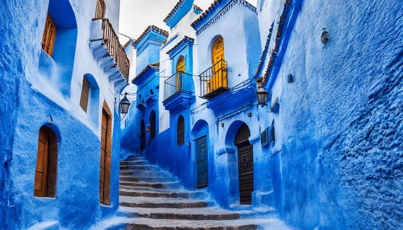 Chefchaouen blue-washed streets