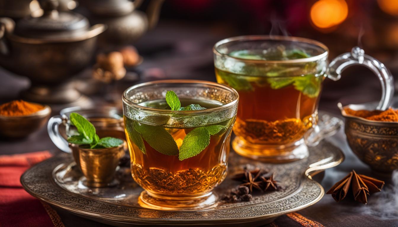 Moroccan mint tea