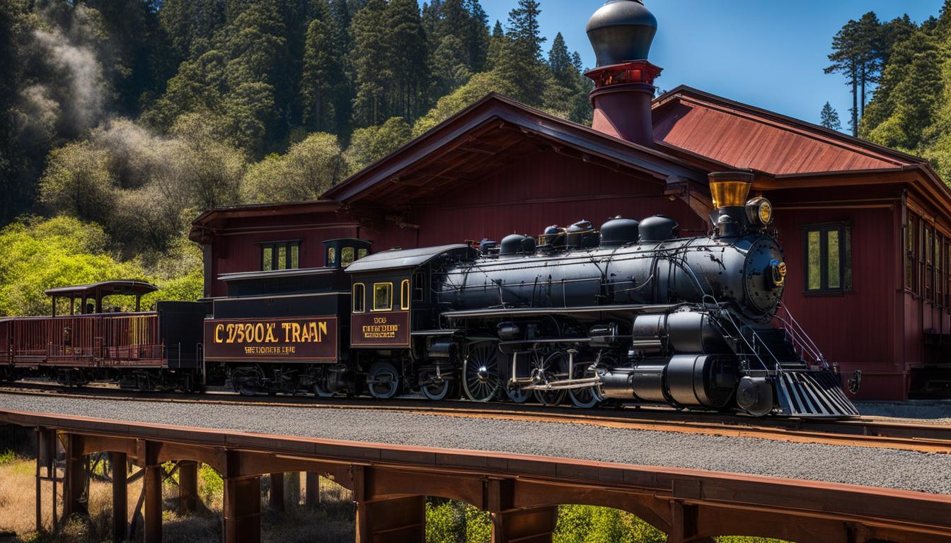 Train shuttle at Fort Bragg Depot