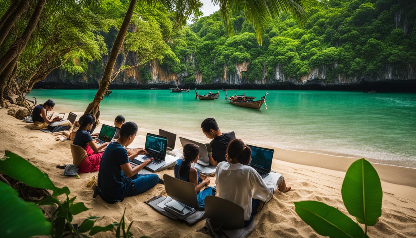 advantages of working remotely in thailand