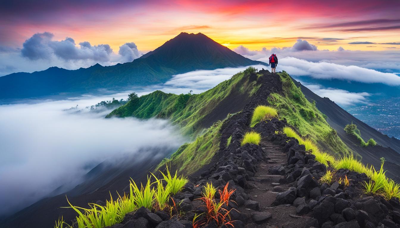 hiking Mount Batur