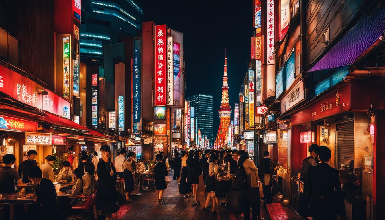 nightlife in Tokyo