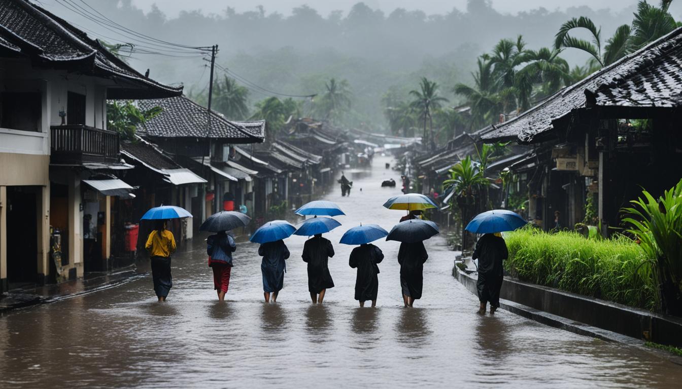 wet season in Bali