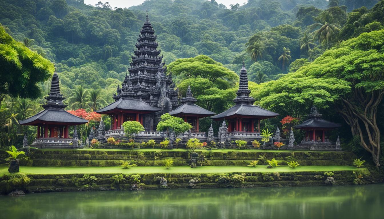 Buddhist Temple in Indonesia