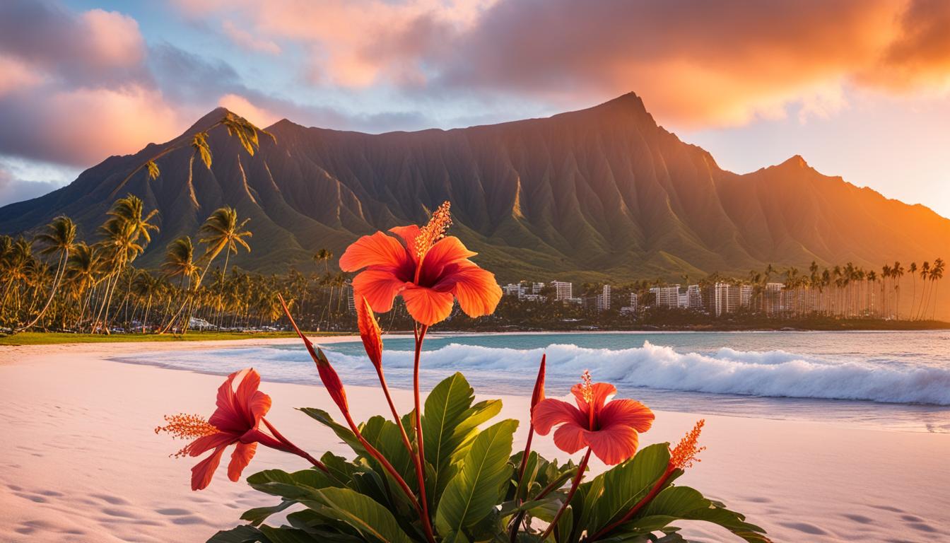 Hawaii snow season landscape