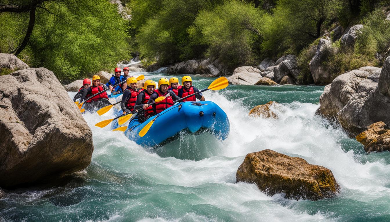 rafting on the Cetina River