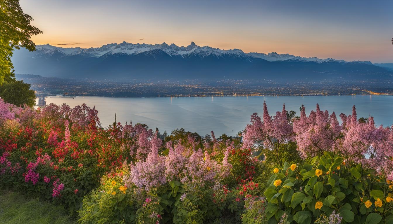 scenic city in Switzerland