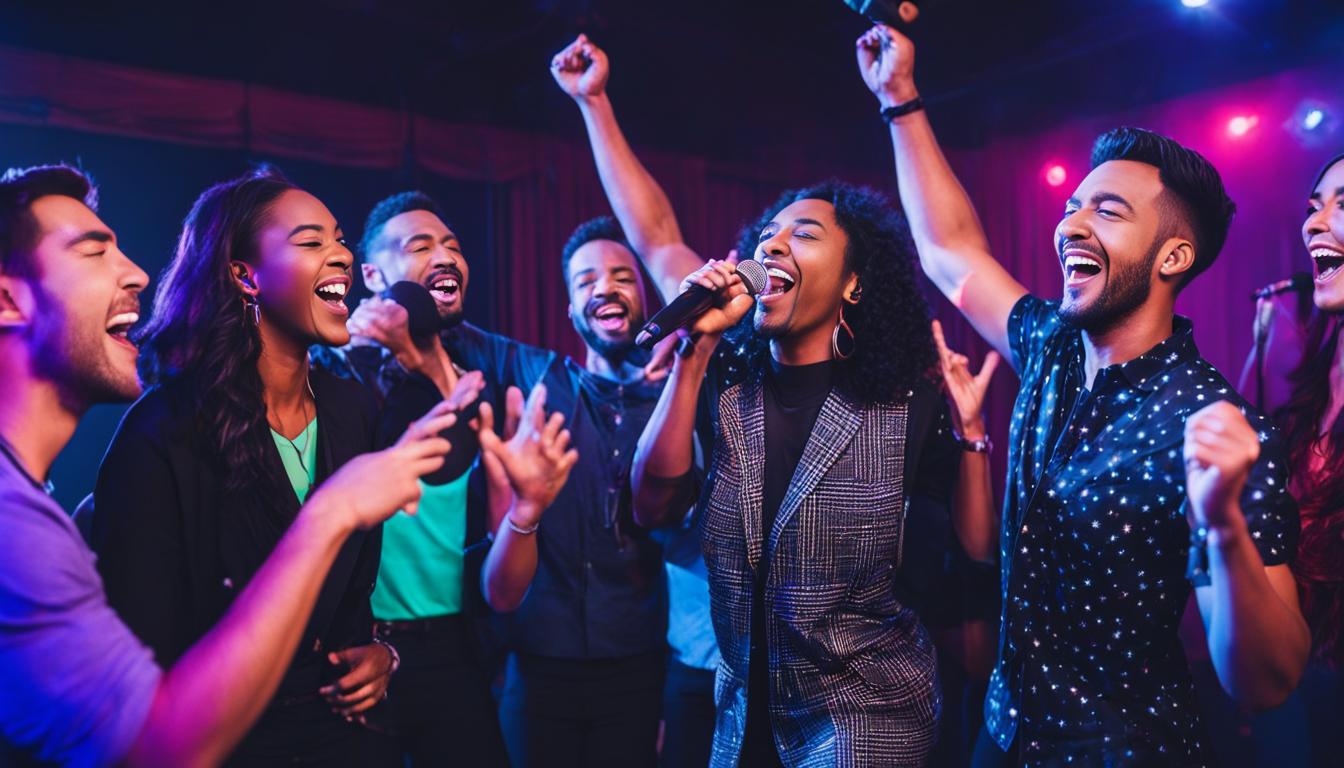 singing with friends