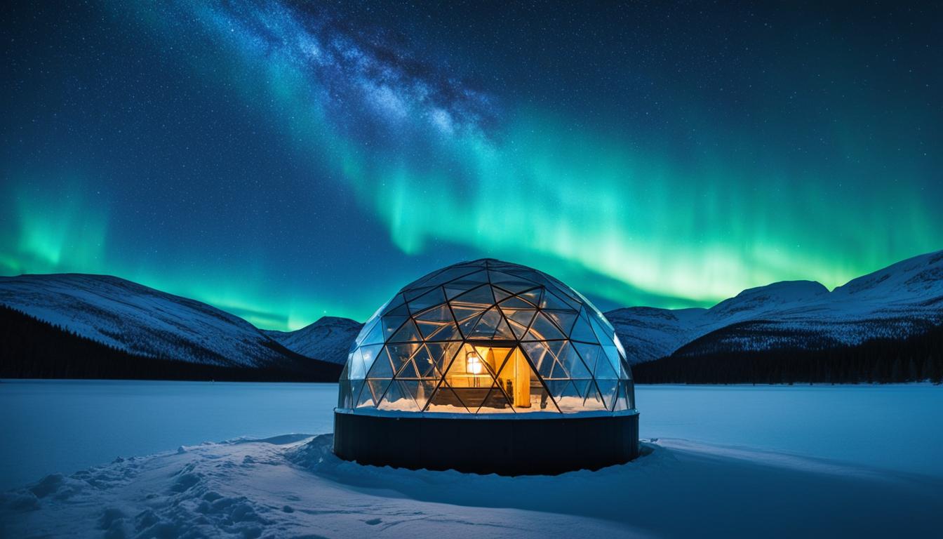 glass igloo Finland