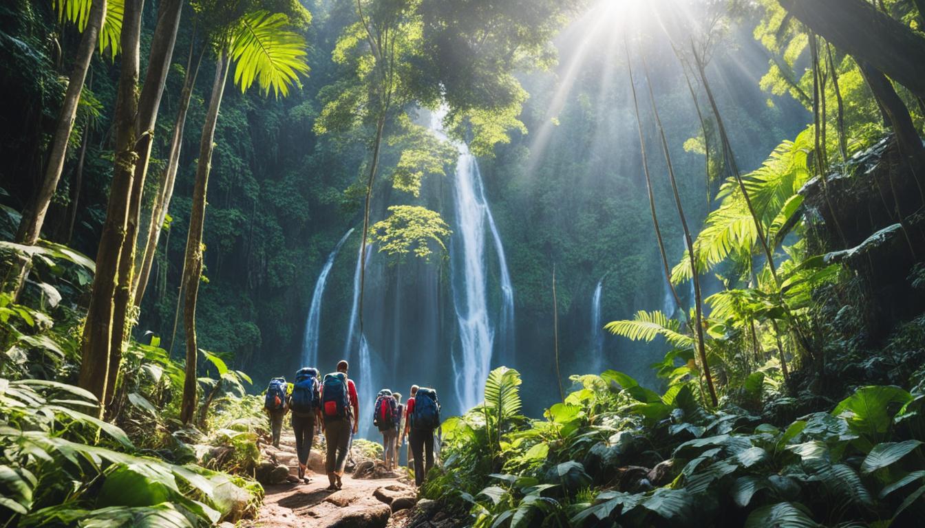 hiking in Thailand