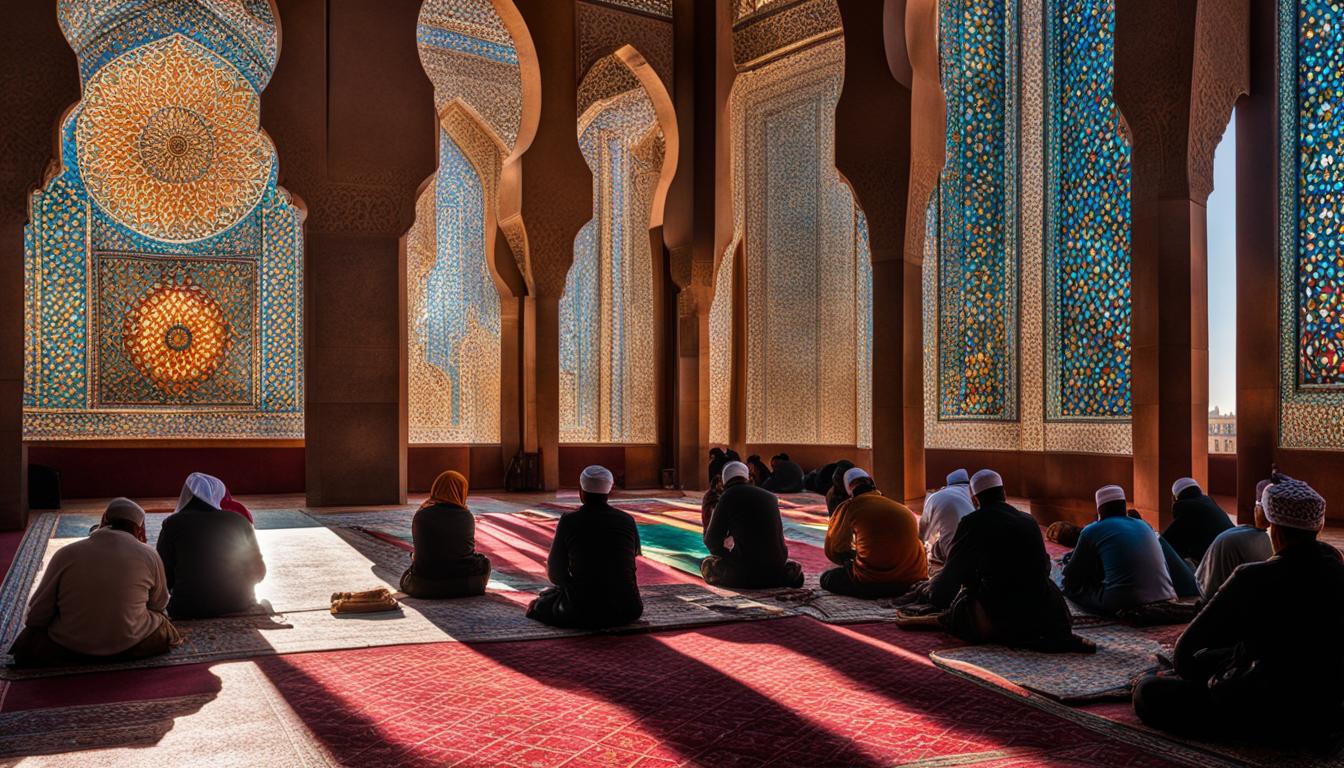 prayer in Morocco