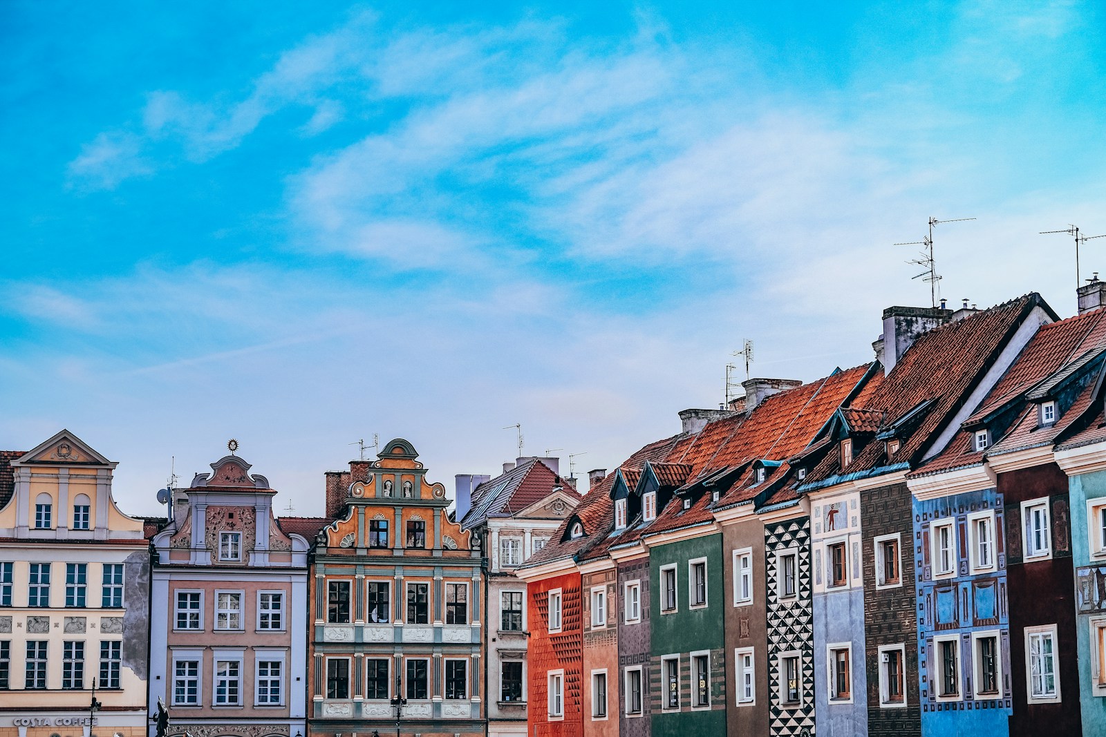 a row of buildings